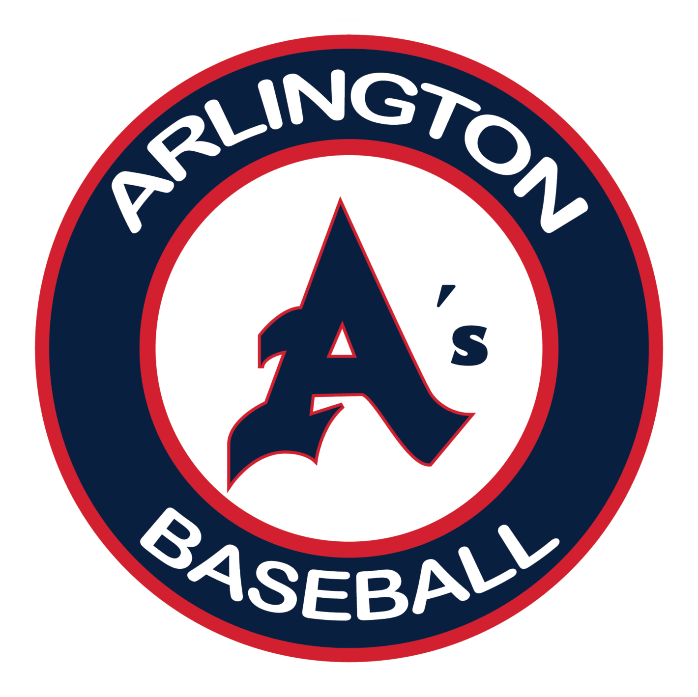 Arlington A's Baseball logo